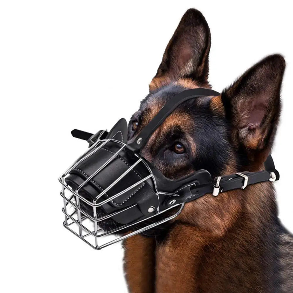 Adjustable Anti-Bite Metal Muzzle Protection