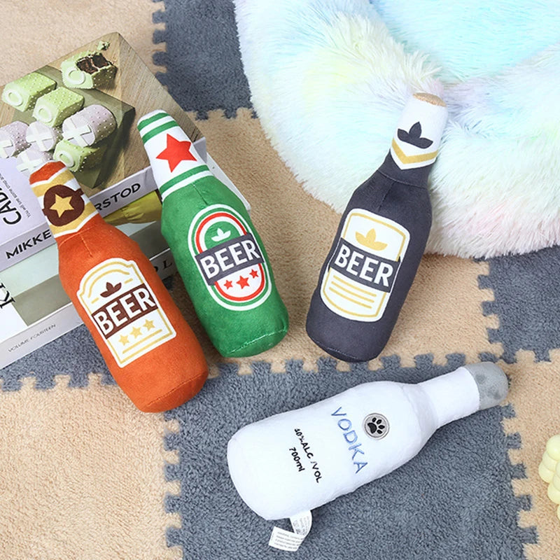 Beer bottle shaped toy