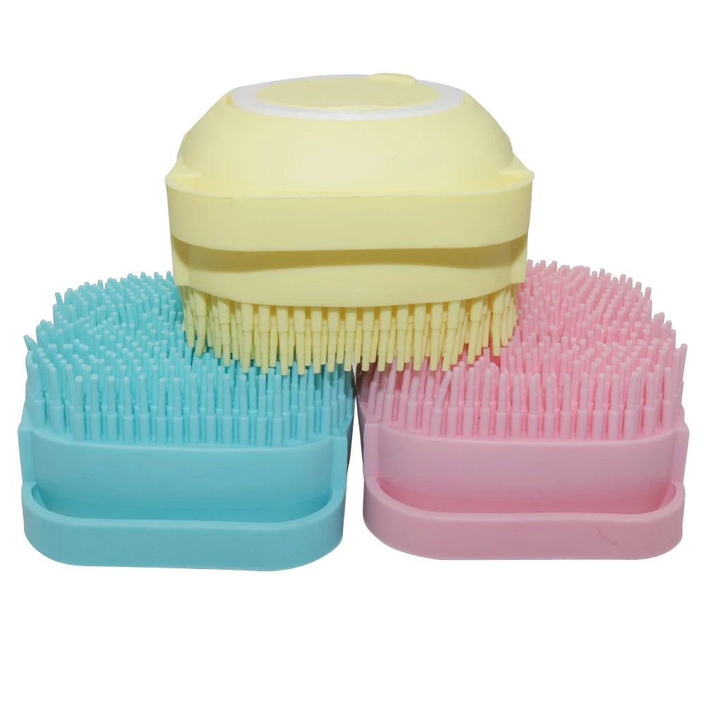 Bath Massage Brush for Dogs Cats Puppies