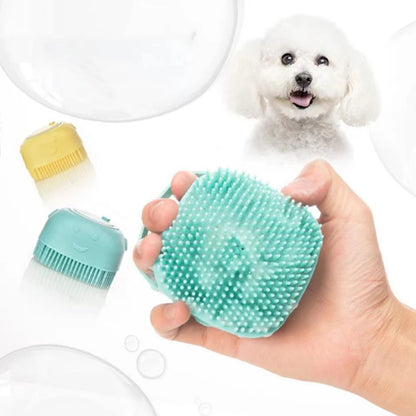 Bath Massage Brush for Dogs Cats Puppies