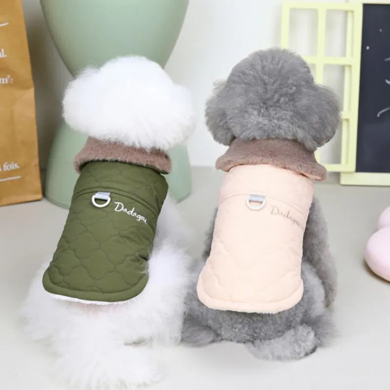 Waterproof Fur Collar Dog Winter Jacket