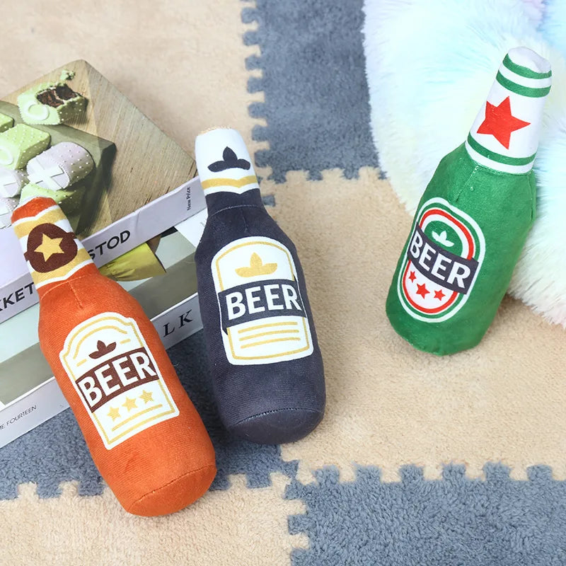 Beer bottle shaped toy