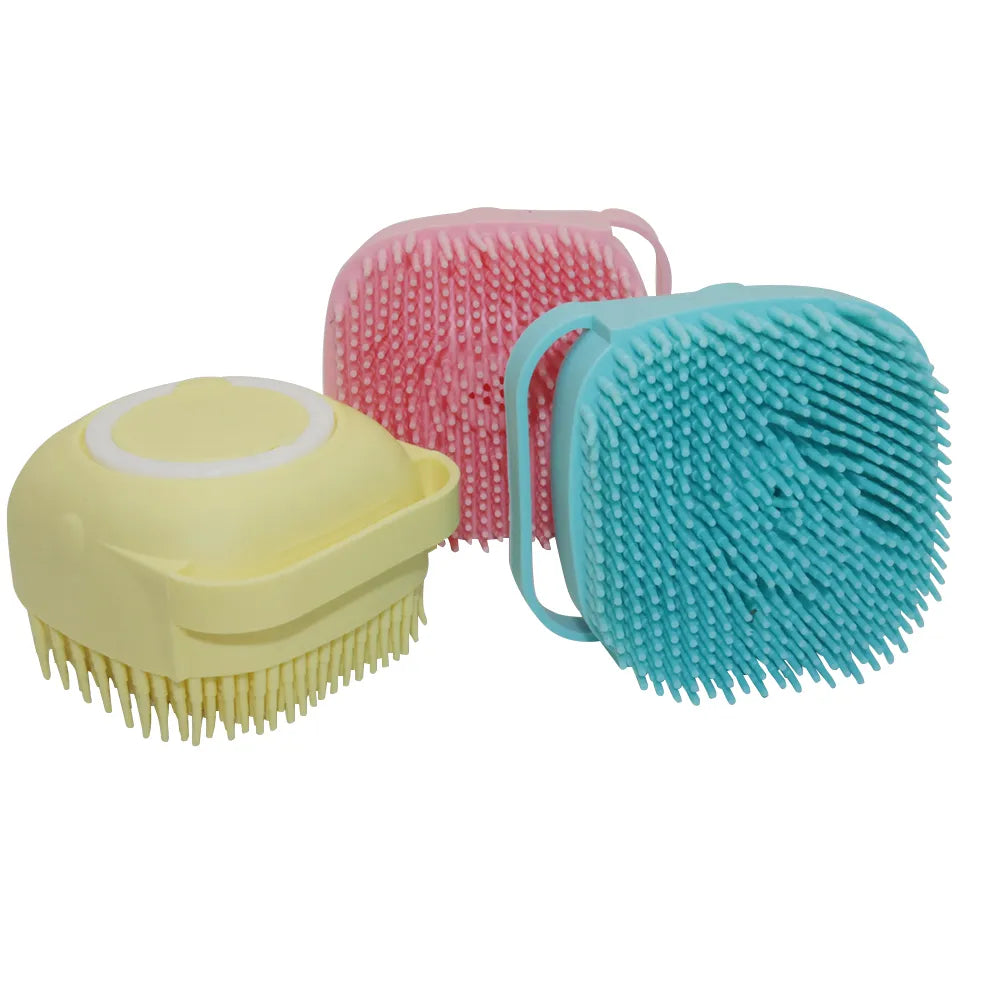 Bath Massage Brush for Dogs Cats Puppies