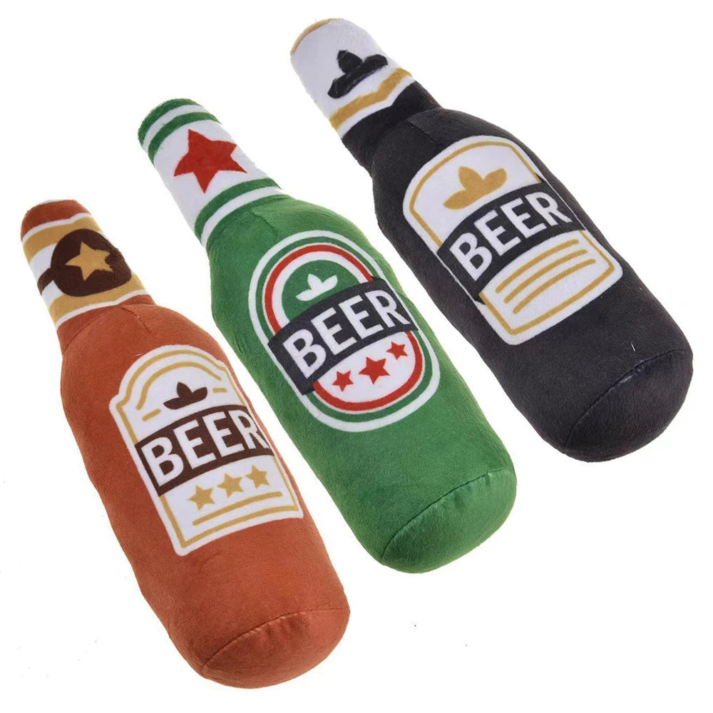 Beer bottle shaped toy